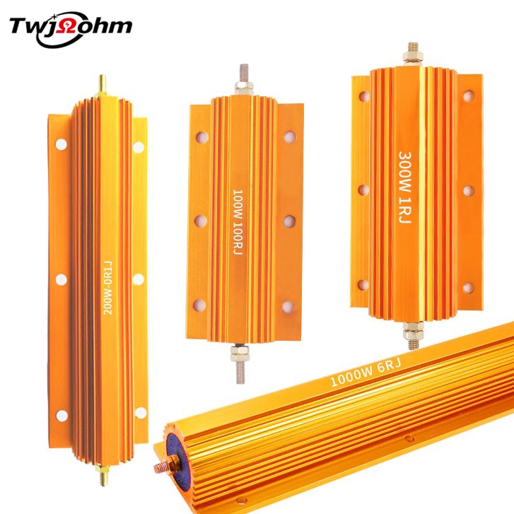 RXG24 gold aluminum shell molded resistance
